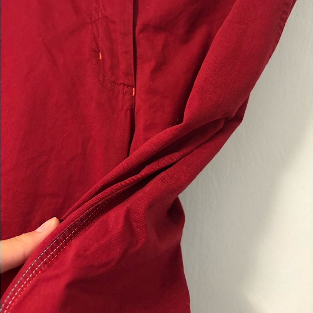 Anthropologie Sitwell Red Lowrise Pants 6 - Picture 3 of 4